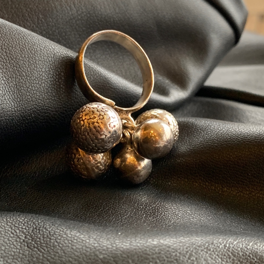Sterling Silver Bubble Statement Ring - image 5